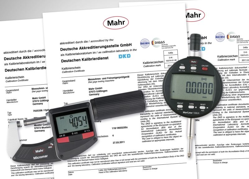 Mahr offers extensive calibration services for length metrology
