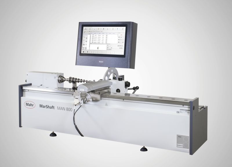 Manual shaft measuring station MarShaft MAN with new evaluation computer MarCheck plus