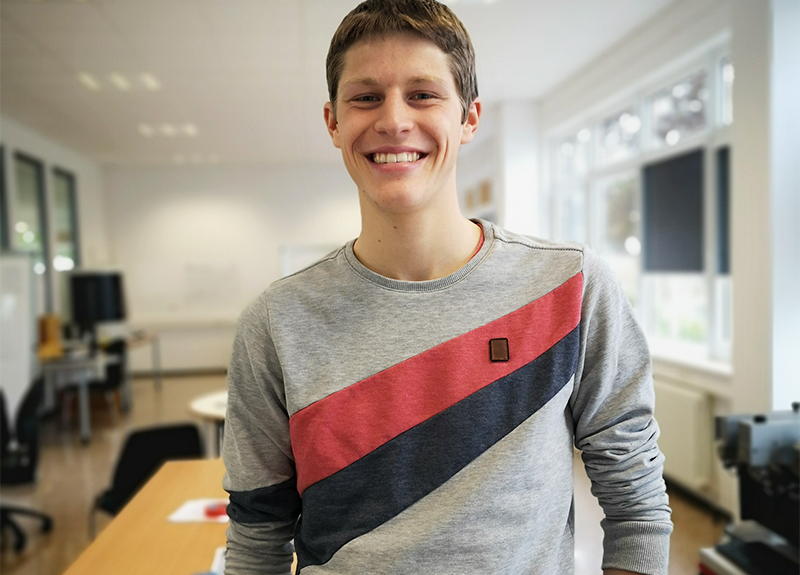 Ole Hennseler, dualer Student bei Mahr und leidenschaftlicher Orientierungsläufer